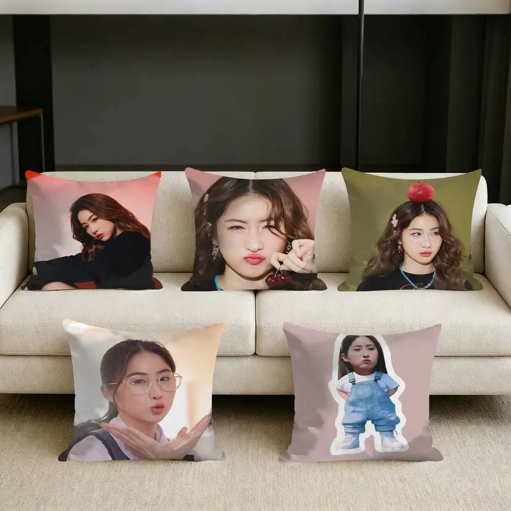 

GL Yoko Apasra Actor Square Sofa Pillow Cover Solid Color Living Room Home Decor Cushion Case