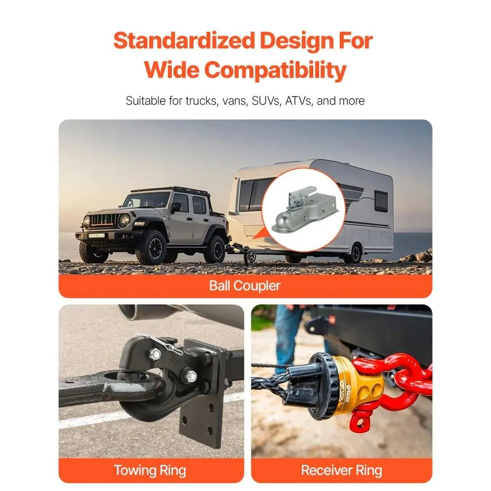 وصلة وصلة المقطورة Pintle لجهاز الاستقبال بحلقة Lunette مقاس 2.1.5 بوصة إلى 3 بوصة بوزن 30000 رطل