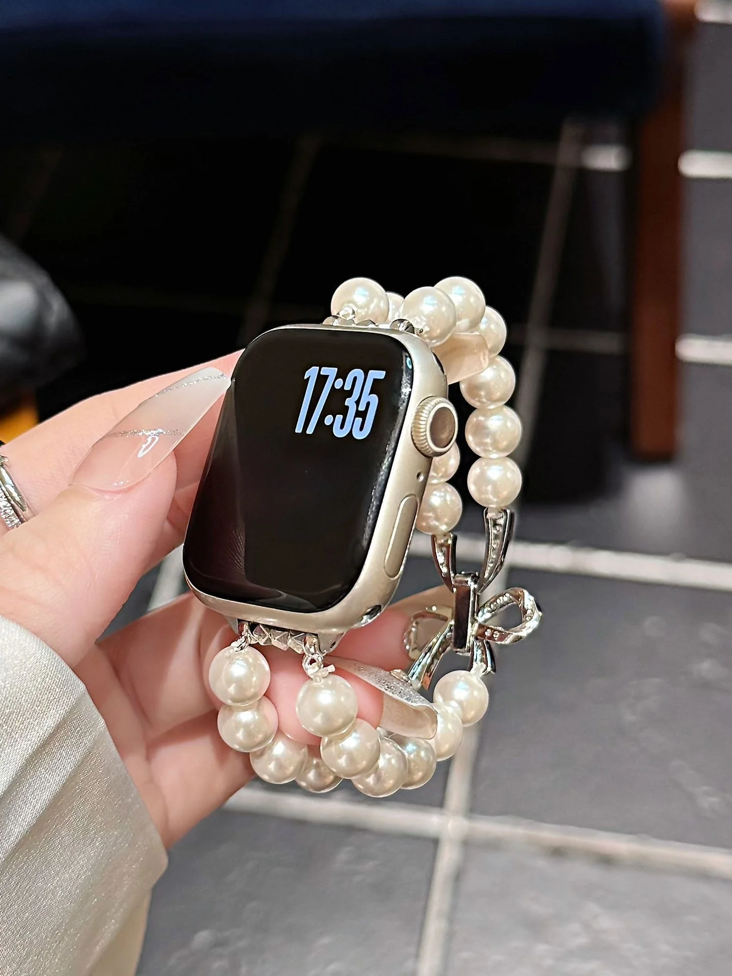 

Bow studded diamond metal compatible iWatch strap 38mm 40mm 41mm 42mm 44mm 45mm 49mm fashionable strap