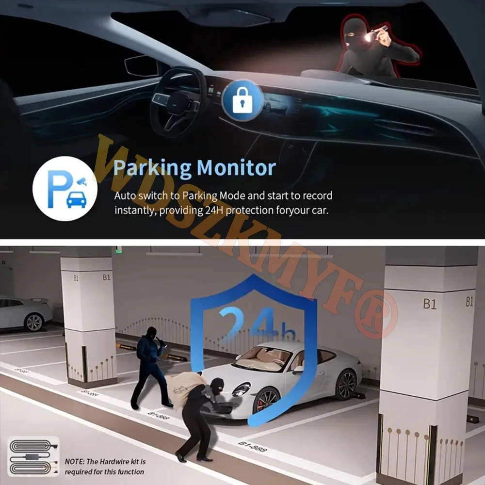 4-Channel WiFi Dashcam with 360° View 6