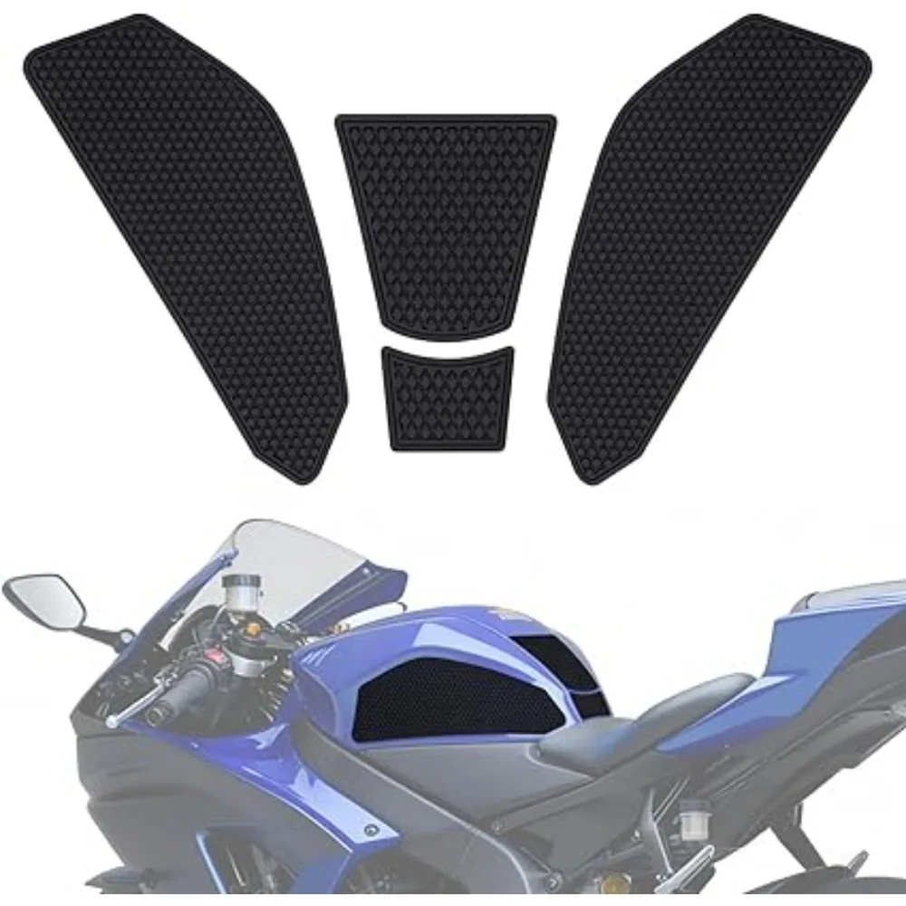 Motorcycle Fuel Tank Pads Anti-Slip Fuel Tank Pad Tank Protectors Accessories for YAMAHA YZF R7 2021 2022 2023 2024 2025