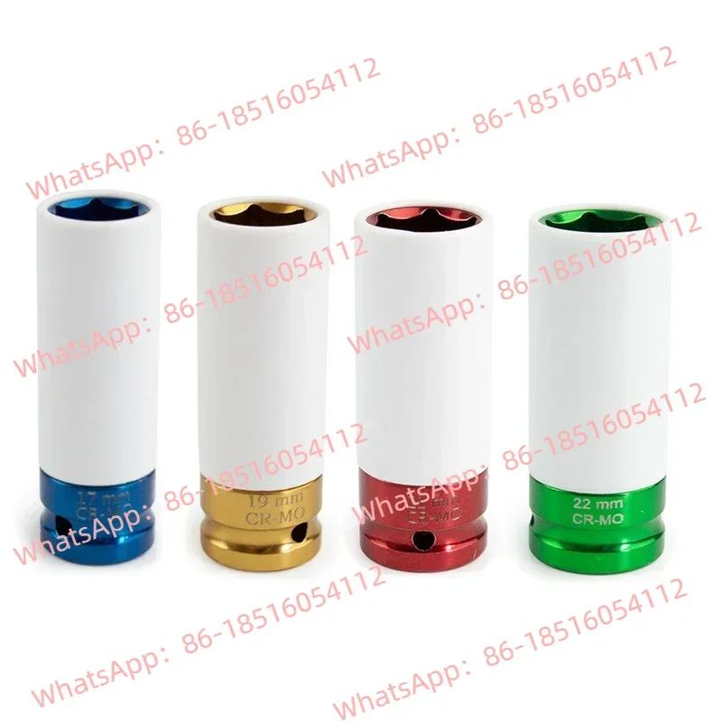 

1/2 Tire Long Sleeved Car Repair Tool Set, Wheel Protection Set, Tool Head, Car Repair Hand Disassembly Tool