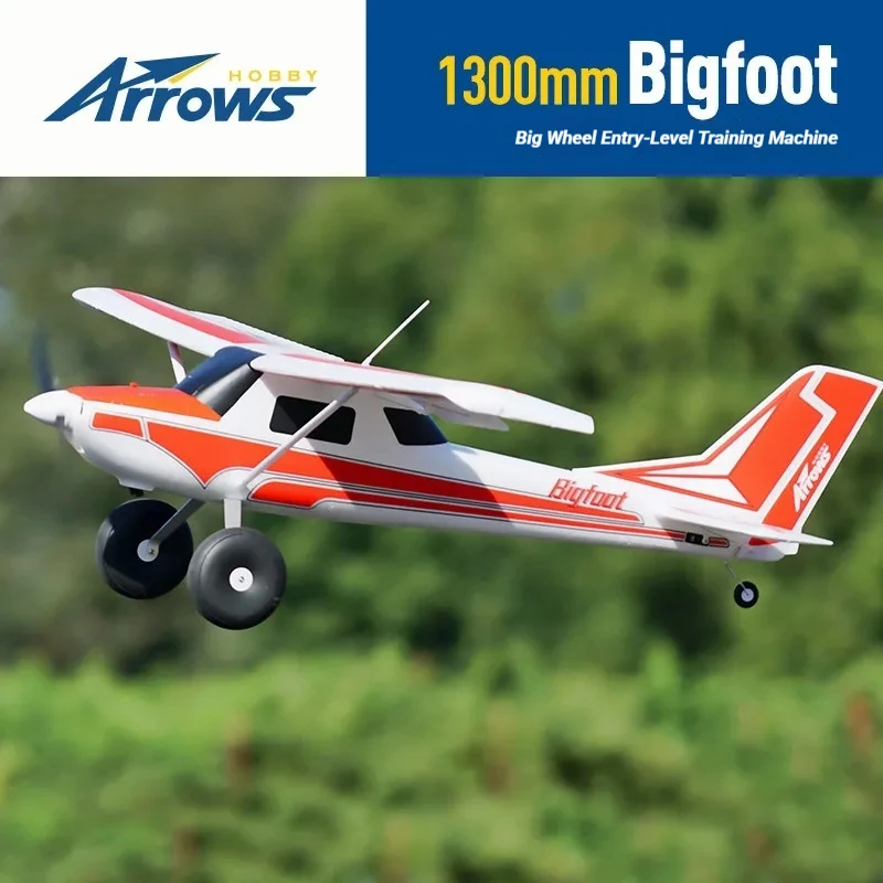 FMS Model 1300mm Big Off-road Low-speed Entry 6CH Outdoor Remote Control Electric Aircraft Assembly Fixed Wing RC Airplane Toy