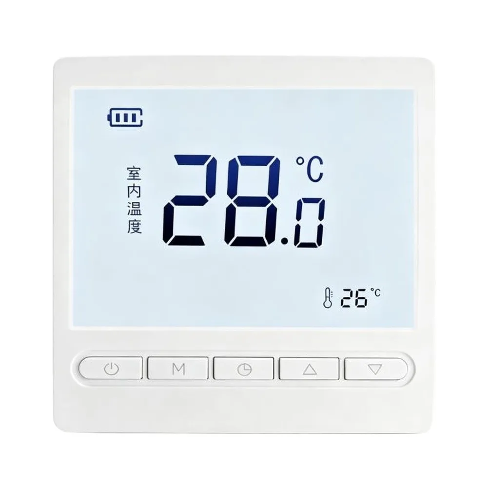 For Air Conditioner Wireless Smart Thermostat with Large Touchscreen Display Clear Icons Quick to Key Functions