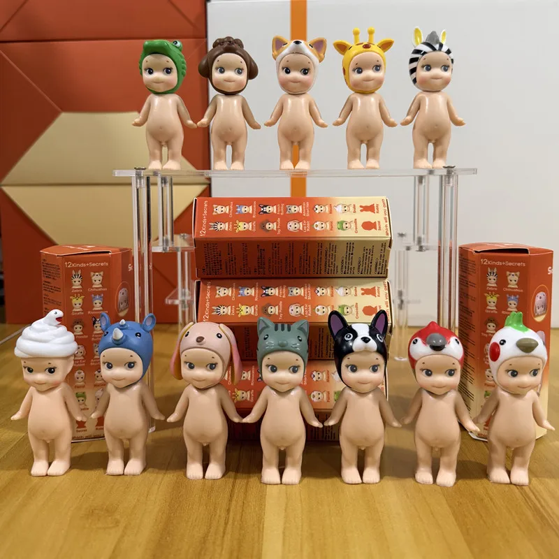 Niedliche Engel-Blindbox-Tierfiguren – Anime-Figuren – Stehende Puppen für Zimmer- oder Bürodekoration – Geburtstags- und Weihnachtsgeschenke – Detail 2