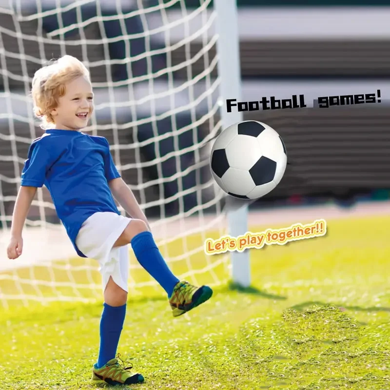 Portable Football Set for Kids - Folding Soccer Goal For Kids Portable Goal Net Mini Foldable Soccer Goal