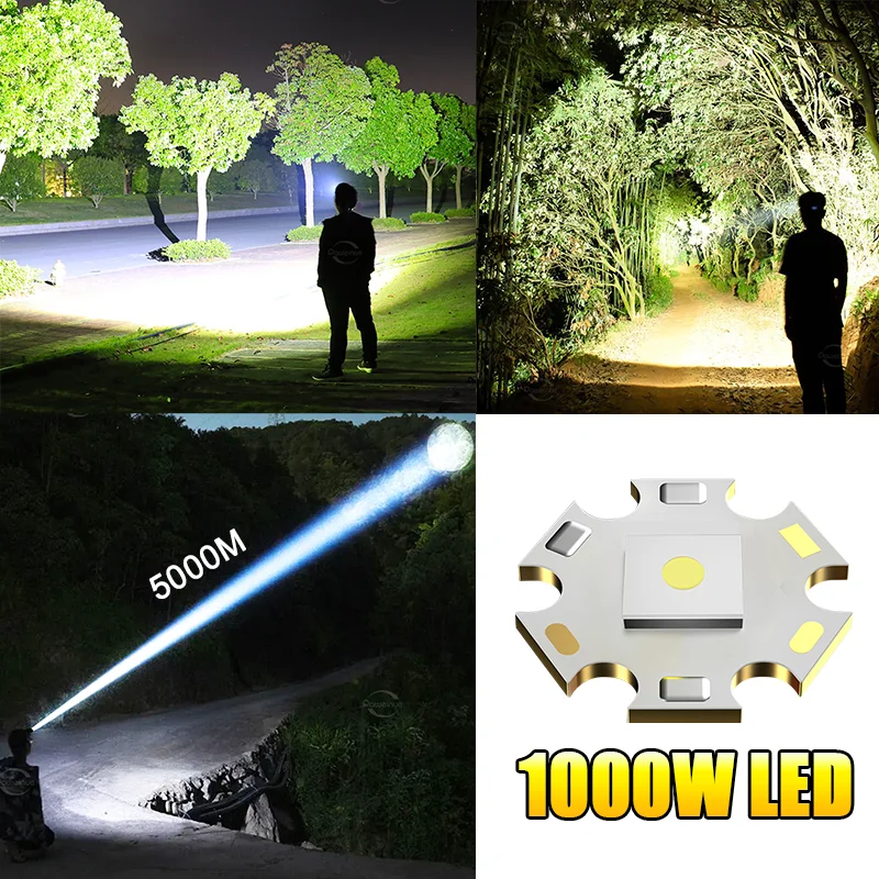 Strong Light Headlight USB Rechargeable Powerful LED Headlamp Ultra Bright Head Flashlight Zoom Long Range Camping Fishing Light