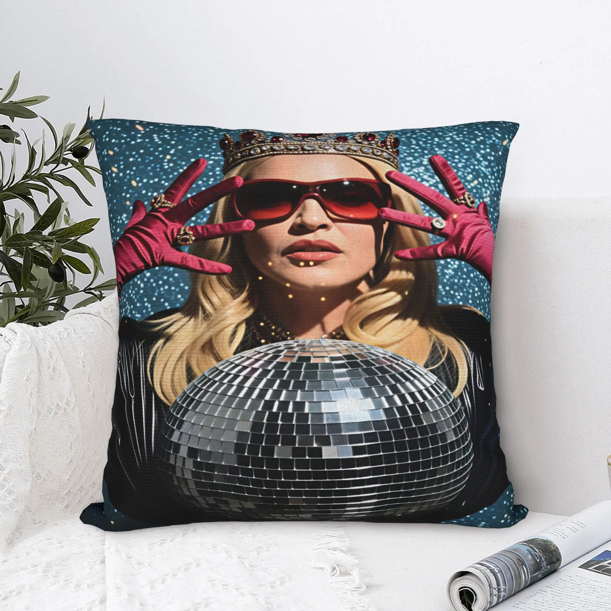 M-Madonnas Confessions II Album Pillow Case  Comfy Pillow Cover Novelty Pillowcases For Living Room Bed Chair
