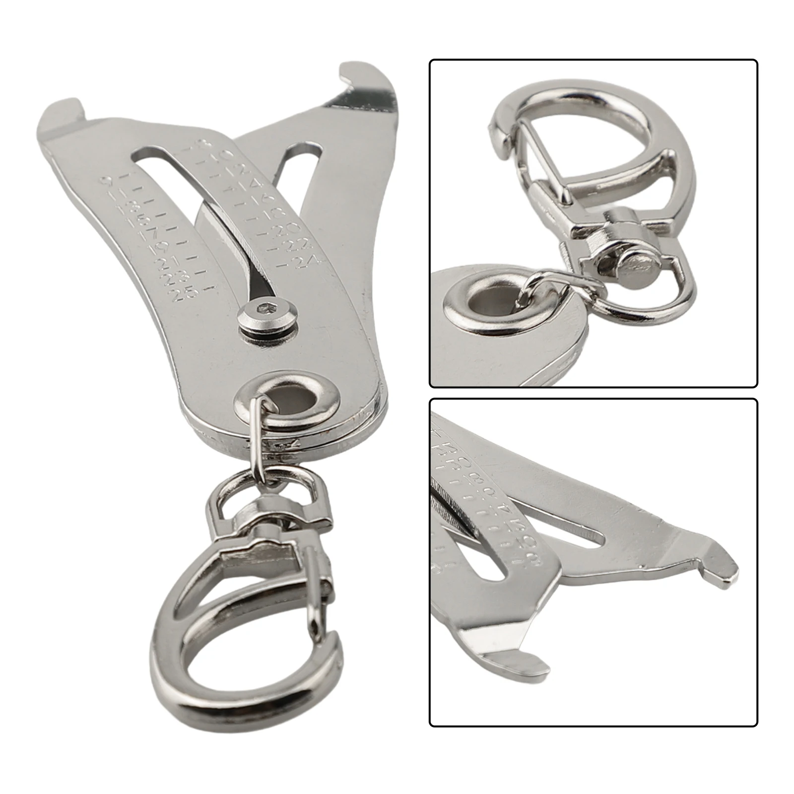 

Craftsmanship Tool For Convenient Use Nut And Bolt Gauge Portable Thread Gauge Aluminum Alloy Clear Size Markings