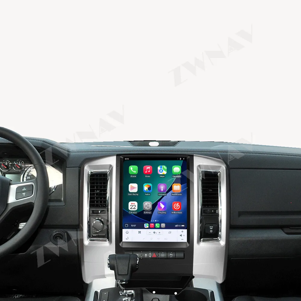 12.1 Inch Android 14 for Dodge RAM 1500 2500 2009-2012 Car Radio GPS Multimedia Player Carplay Receiver Stereo Head Unit