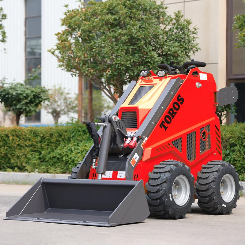 

Euro 5 CE EPA Wheel Skid Steer Loader Customized 800KG mini Skid steer loader skid steer track loader for sale Fast delivery