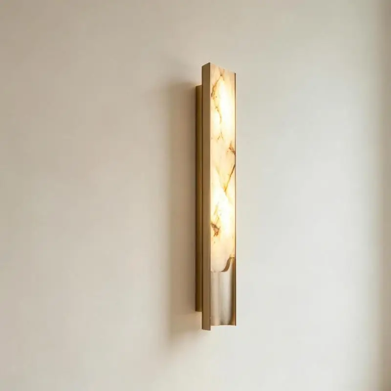 Large artistic Light-luxury Led wall light fixture For The Bedroom Living Room deco Tall Mirror Wall Lamp project Lighting