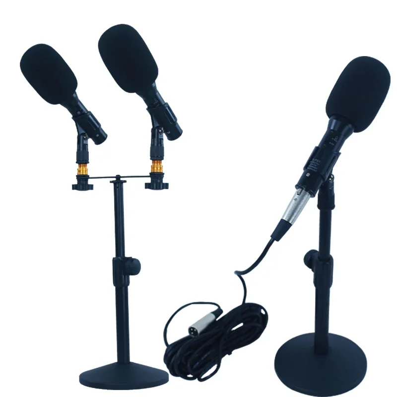 Condenser cantata wired microphone, professional stage speech school meeting interview recording microphone