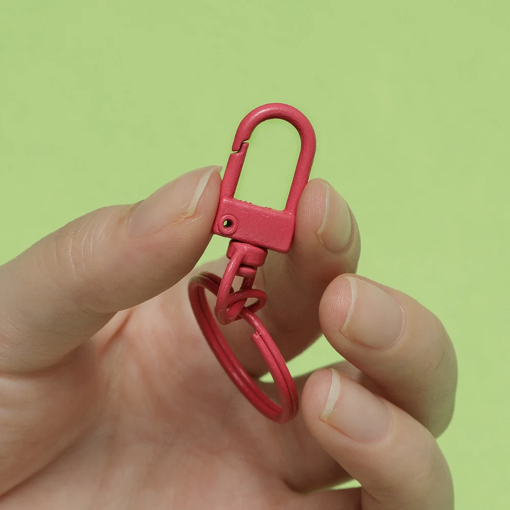 5/10 stücke Mehrfarbige Schlüsselring Karabiner Haken Mit Verstellbarer Schnalle Für Die Herstellung Von Schlüsselbund DIY Taschen Puppe Haken Schmuck zubehör – Detail 10