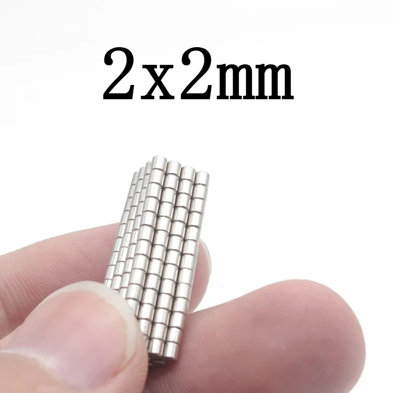 2x2mm Magnet Disc 2x2 Mini Small Round Powerful Magnets 2*2mm For Home Refrigerators, Offices DIY 2*2mm