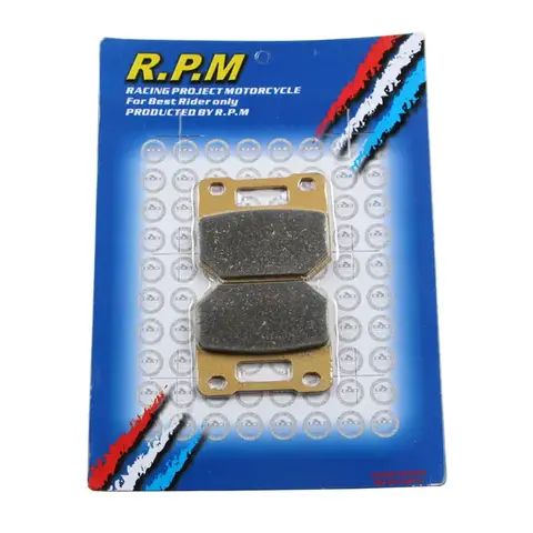 Motorcycle Brake Pads RPM High Performance Copper Fiber Material Universal For 82mm Adelin Rpm Frando Brake Caliper