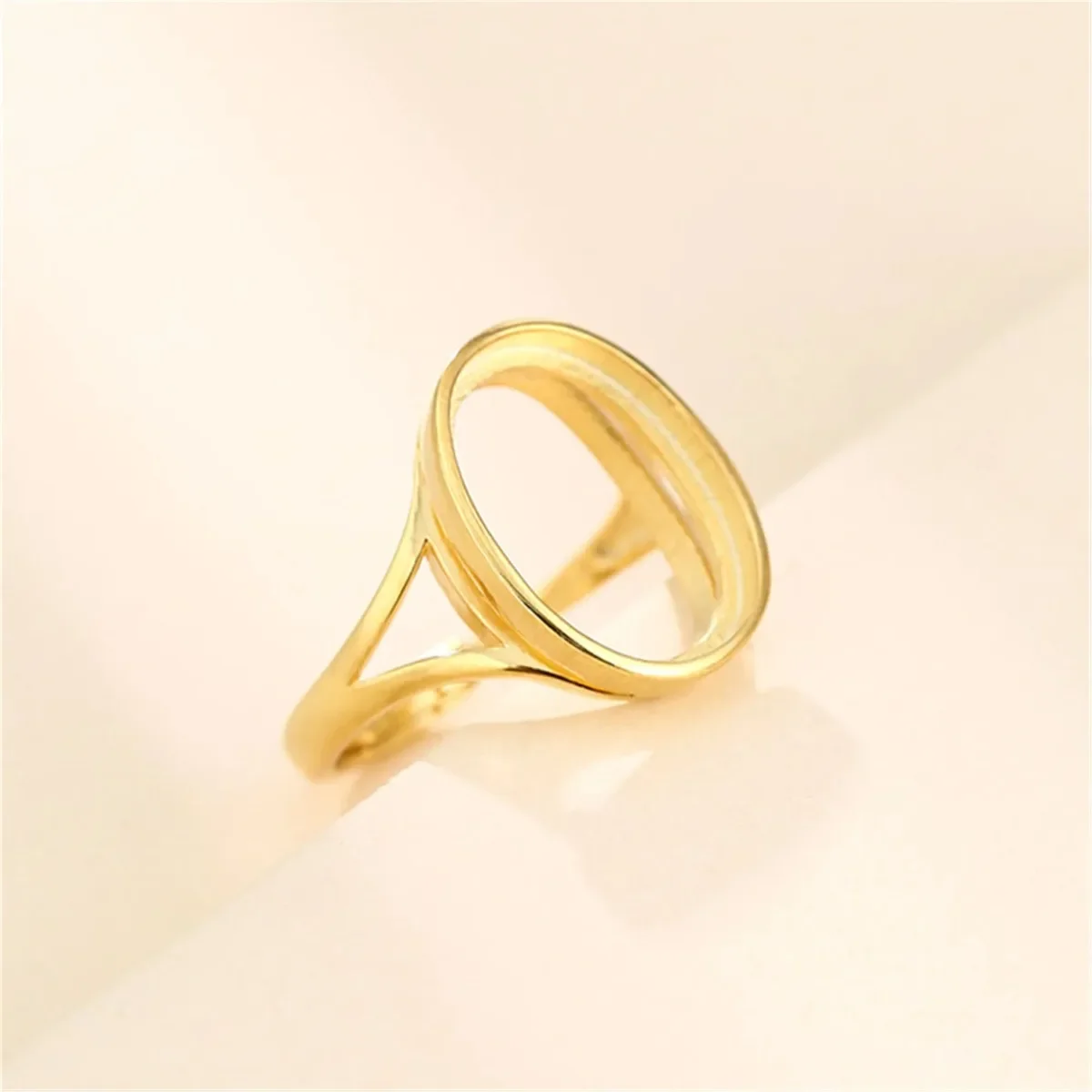 925 Silver Adjustable Ring Setting for 6x8mm/7x9mm/8x10mm/9x11mm/10x14mm/12x16mm/13x18mm Oval Cabochon