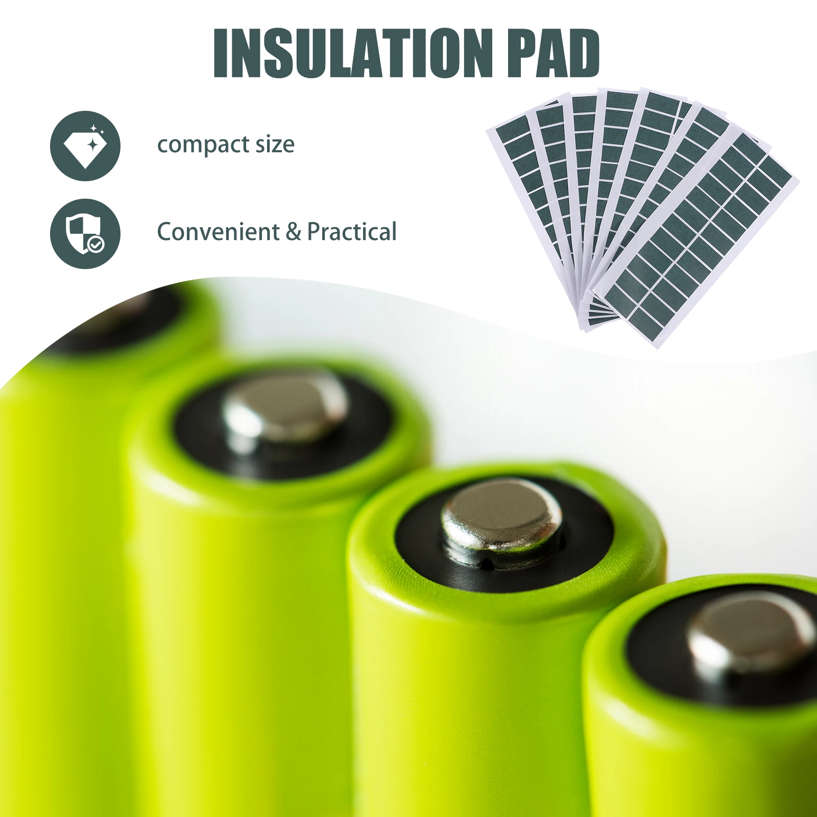 

10 Sheets Insulation Gaskets Adhesive Single-Sided Durable Safe Material Compact Size Insulated Paper Pads
