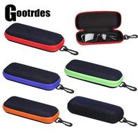 Fashion Denim Fabric Glasses Box Zipper Sunglasses Protection Container Eyeglasses Case Reading Glasses Organizer Carry Bag