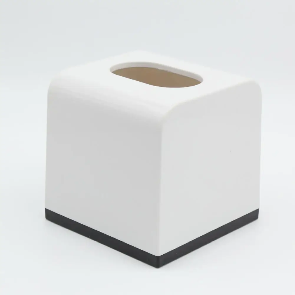 Stylish Tissue Container Decorative Cube Tissue Holder Dispenser with Capacity Durable Construction Solid for Easy for Home