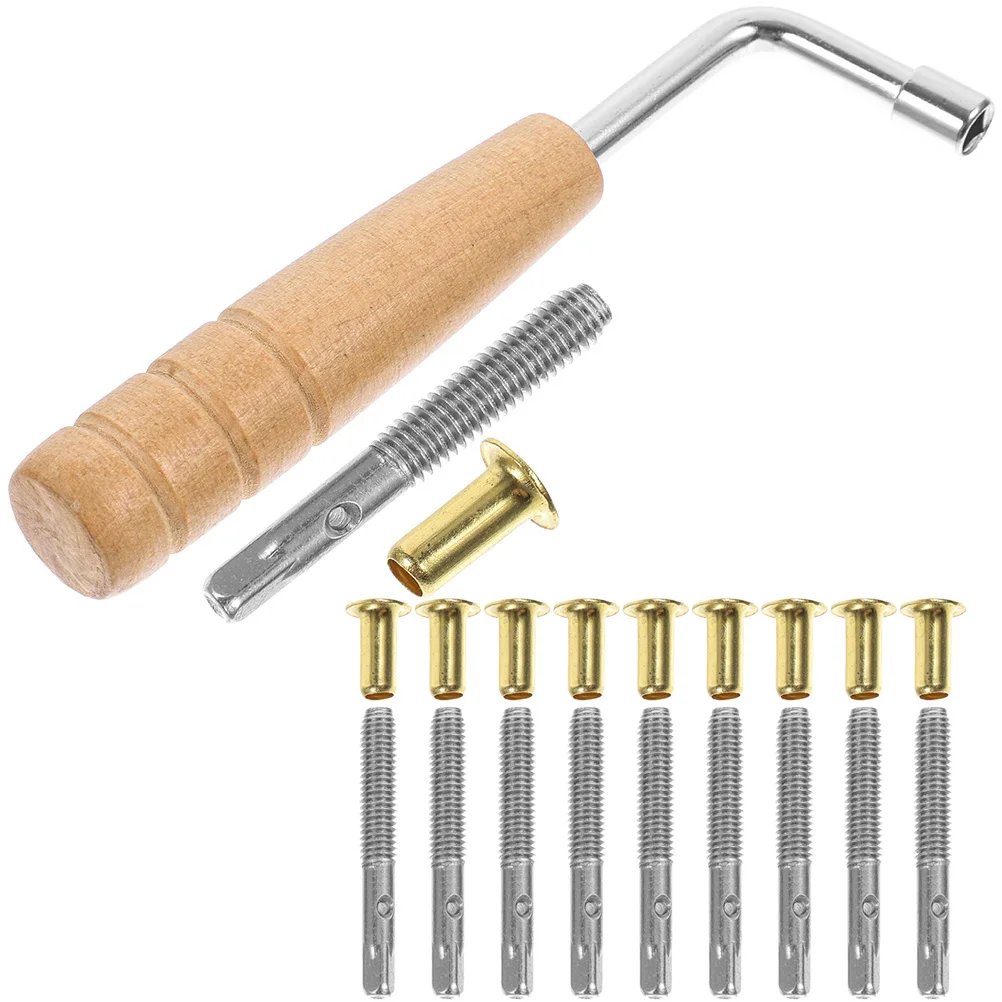 

Lea String Set Harp Tuning Wrench Needle Nails Lyre Tool Wood Stringed Instrument Parts