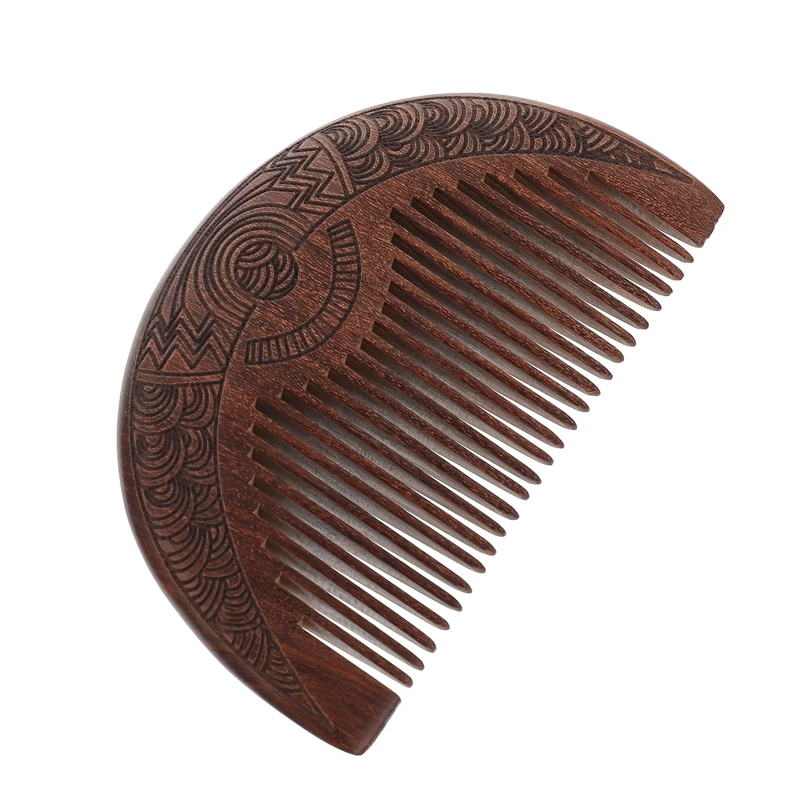 

Hair Comb Premium Wooden Portable Smooth Round Edges Gentle on Scalp Suitable for All Hair Types