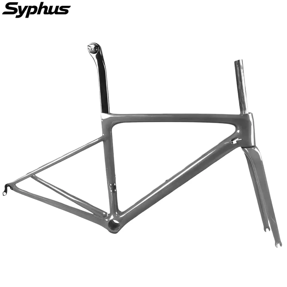 Syphus 700C Crabon cuadro de bicicleta de carretera llanta freno cuadro de bicicleta PF30 cuadro de bicicleta de carretera cuadro de bicicleta de carretera de carbono bicicleta de carretera