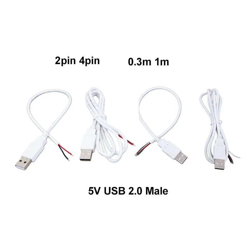 5V Usb 2.0 Male Pow…