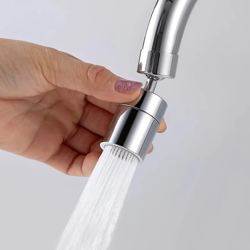 New 2 Mode Kitchen Faucet Spray Head Filter Adjustable 360° Rotary Splashback Tap Nozzle Bubbler Kitchen Sink Faucet Aerator image 4