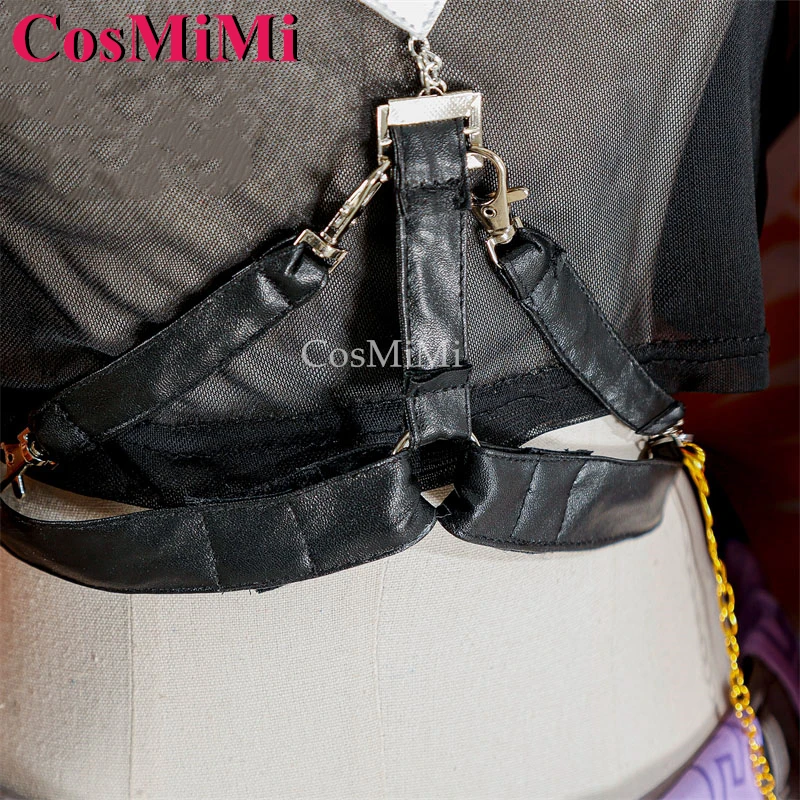 CosMiMi Quincy Cosplay Game Nu: Carnival Costume Chasing A Distant Promise Fashion Uniforms Carnival Party Role Play Clothing