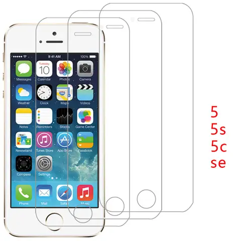 tempered glass for apple iphone se 5s 5c 5 s c case on iphonese iphone5s iphone5c s5 c5 back cover 360 i phone ipone iphon ihone