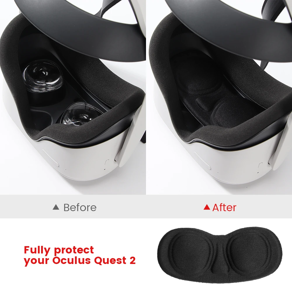 Upgrade PU Widened Face Pad Cushion Mask Cover Bracket Protective Mat Eye Pad For Oculus Quest 2 Dispositivos VR Accessories