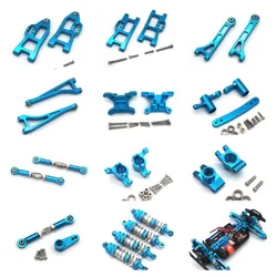 JJRC C8805 Q130 RC1/14 Metall-Upgrade-Teile für ferngesteuertes Auto Stoßdämpfer Lenkbecher Hinterachssitz Spurstangenteile