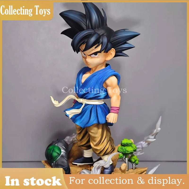 Figura de Resina de Goku Kid GT de Dragon Ball, Modelo de Colección, Estatuas de PVC, Decoración para el Hogar, Juguetes de Anime, Regalos