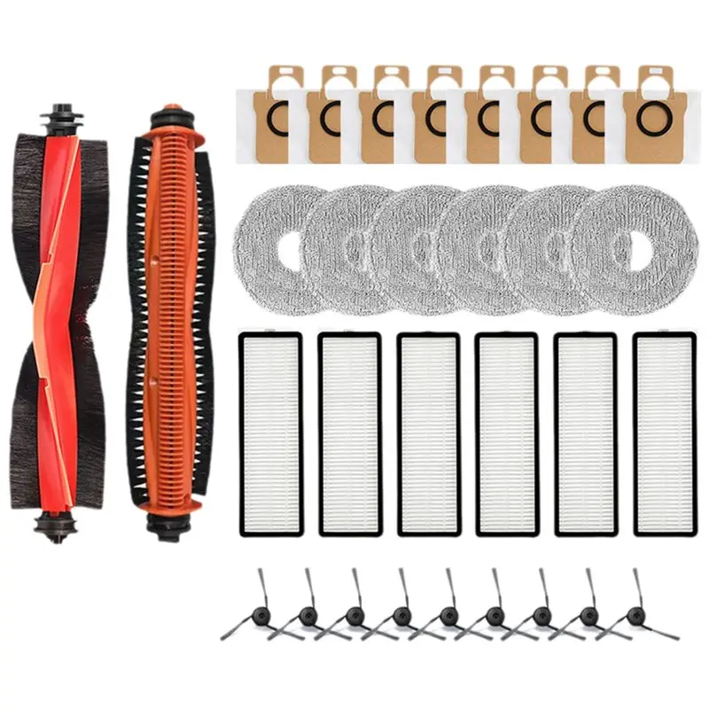 

N95R основная щетка, мешок для пыли, фильтр, тряпка, щетка для чистки краев для XIAOMI, робот-пылесос MIJIA 5 Pro, аксессуары