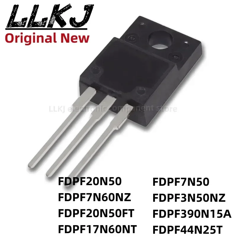 1pcs FDPF20N50 FDPF7N60NZ FDPF20N50FT FDPF17N60NT FDPF7N50 FDPF3N50NZ FDPF390N15A FDPF44N25T TO-220F MOS FET