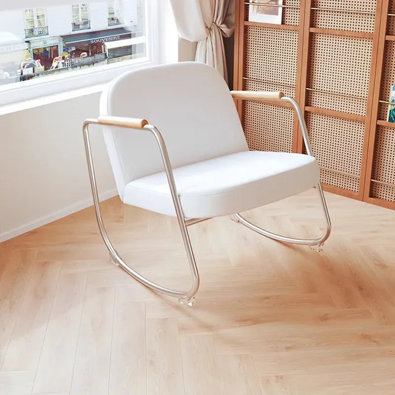 

Metal Modern Living Room Chair Office Portable Rocking Lounge Chair Single Ergonomic Sillon Dormitorio Home Decoraction