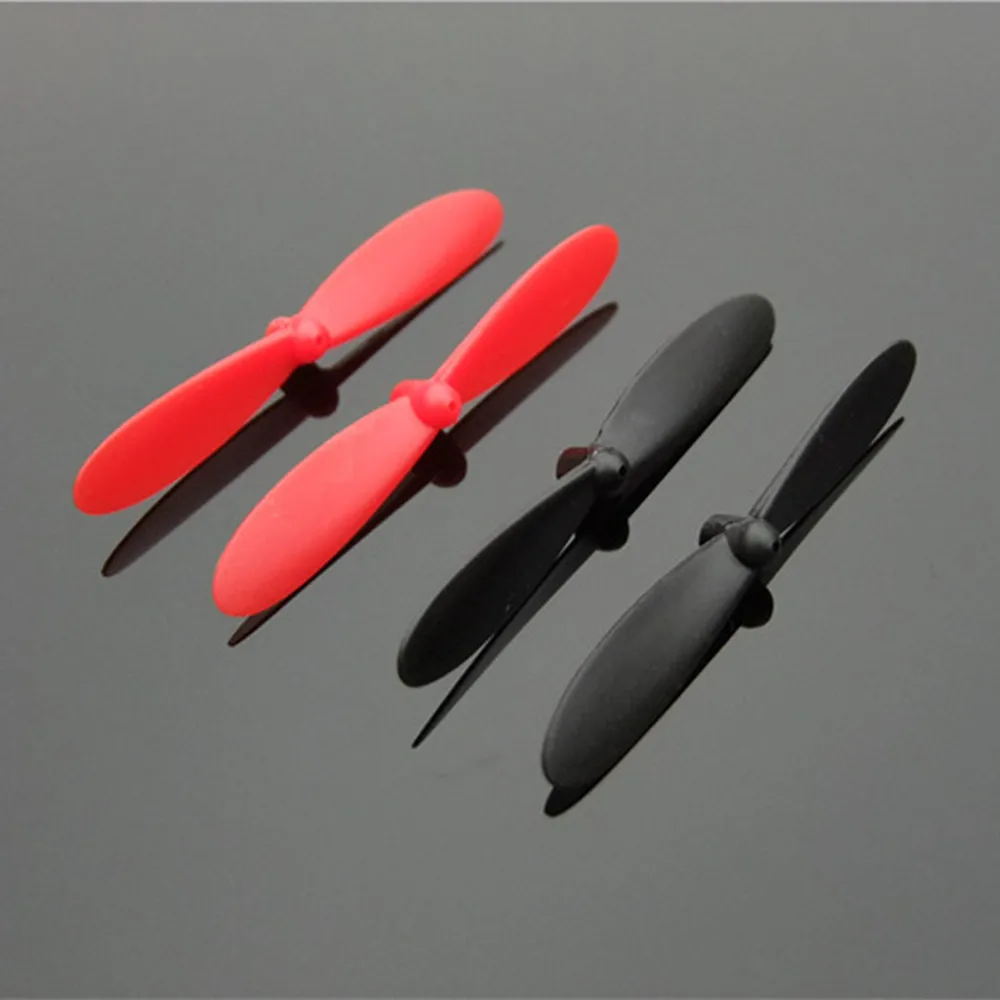 4pcs/lot 55mm Length 1mm Hole Professional Plastic Propellers Screw Four Axis Aircraft Helicopter