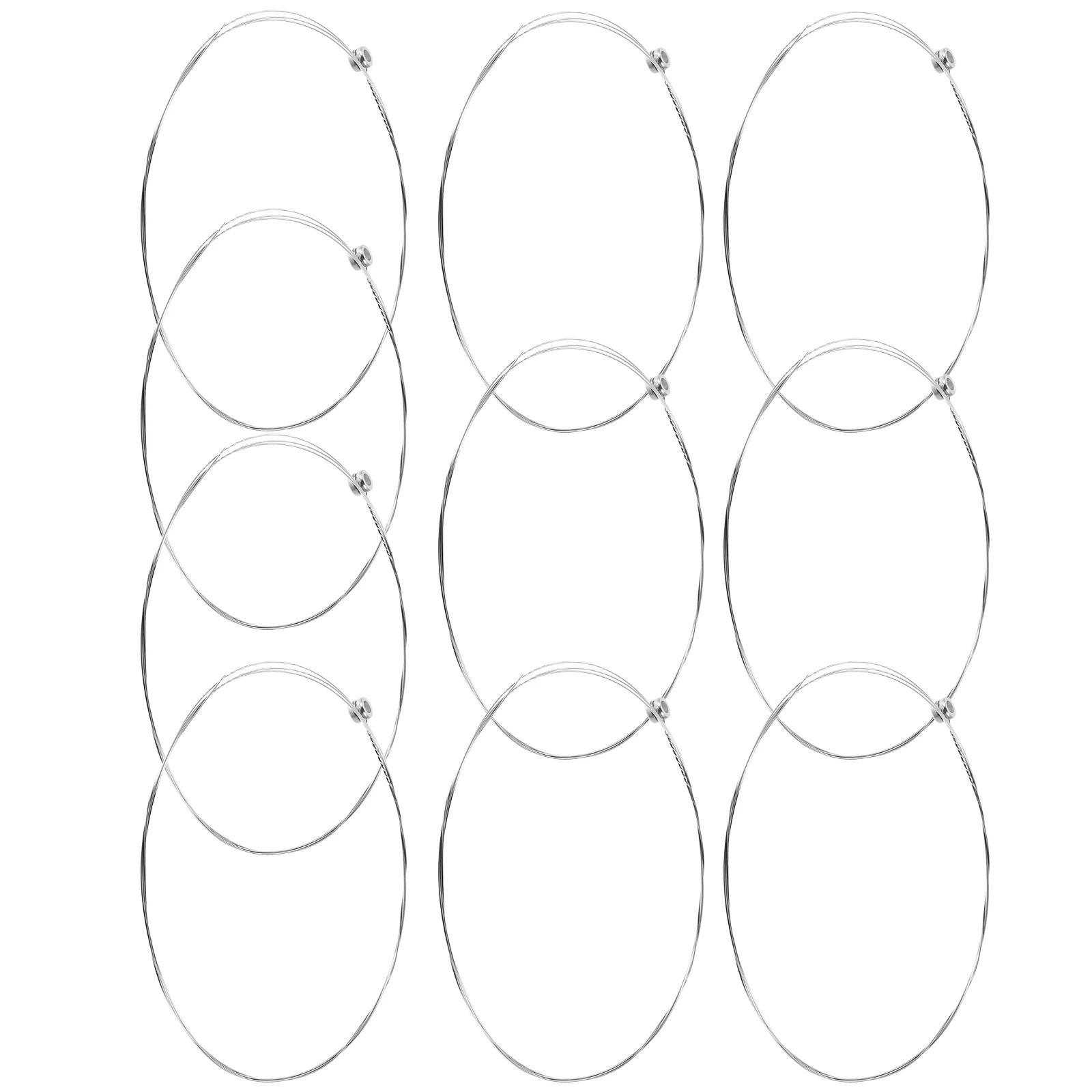 

10pcs Guitar Replacement Steel Strings Durable Stainless Wire Acoustic Electric Folk Long Lifespan Easy Install