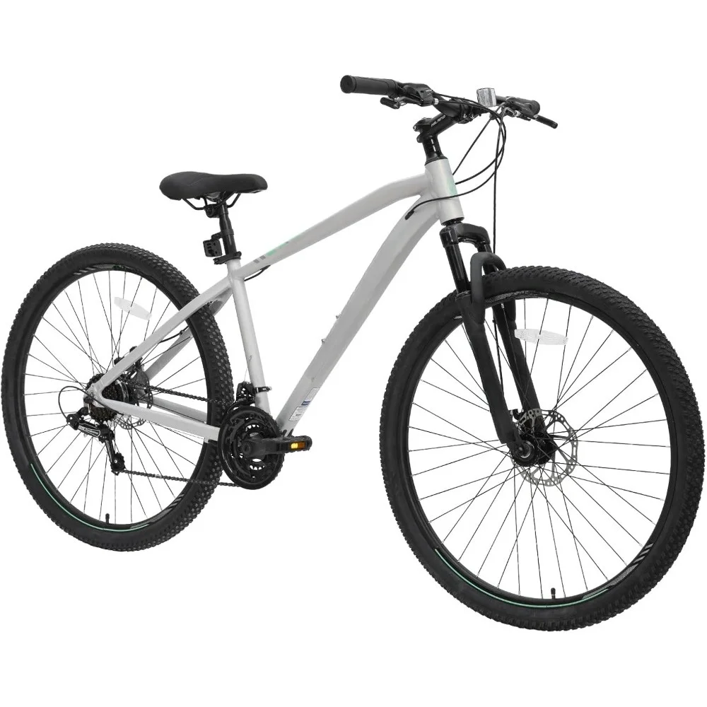 

29-inch Men's Mountain Bike, Aluminum Frame, 21-Speed, Dual Disc Brakes, Suspension Fork for Men's Adult Bikes