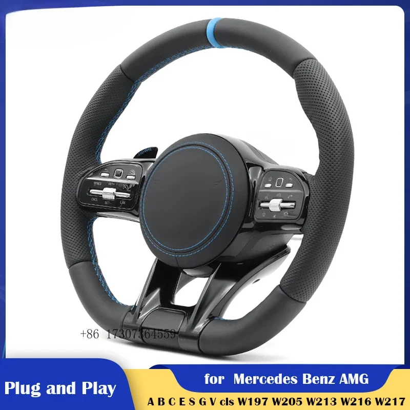 

Car Steering Wheel Assembly for Mercedes Benz AMG GLA GLC GLB GLE W204 W205 W206 W117 W166 W177 W204 W205 W212 W213 W222 W253