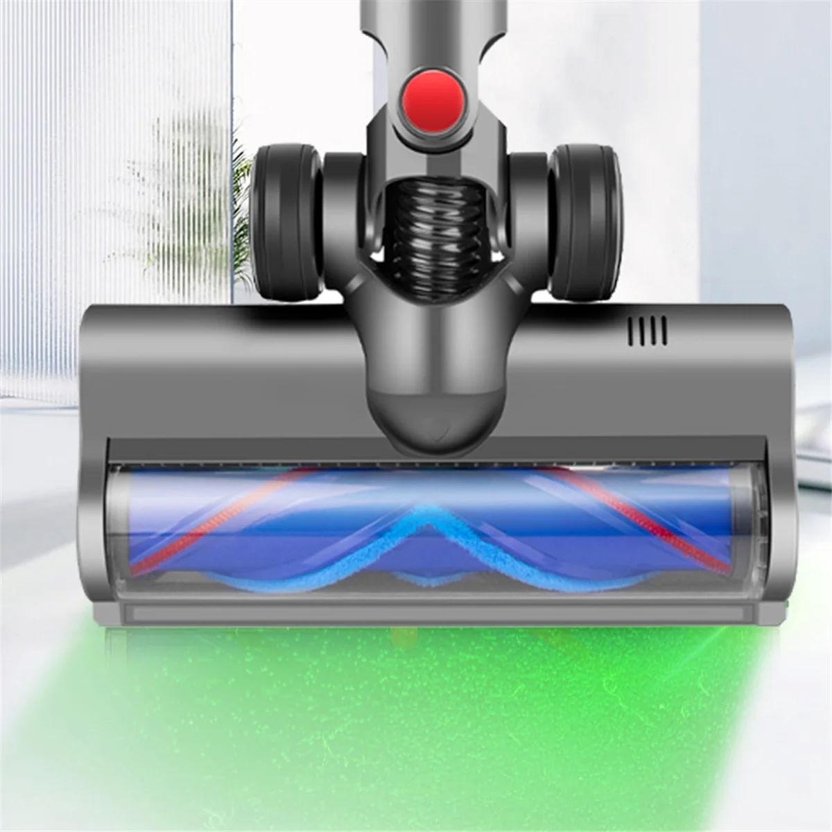 Para Dyson V7 V8 V10 V11 V15 accesorio de vacío cepillo de cabeza de Motor de liberación rápida con luces LED de polvo con bloqueo de interruptor