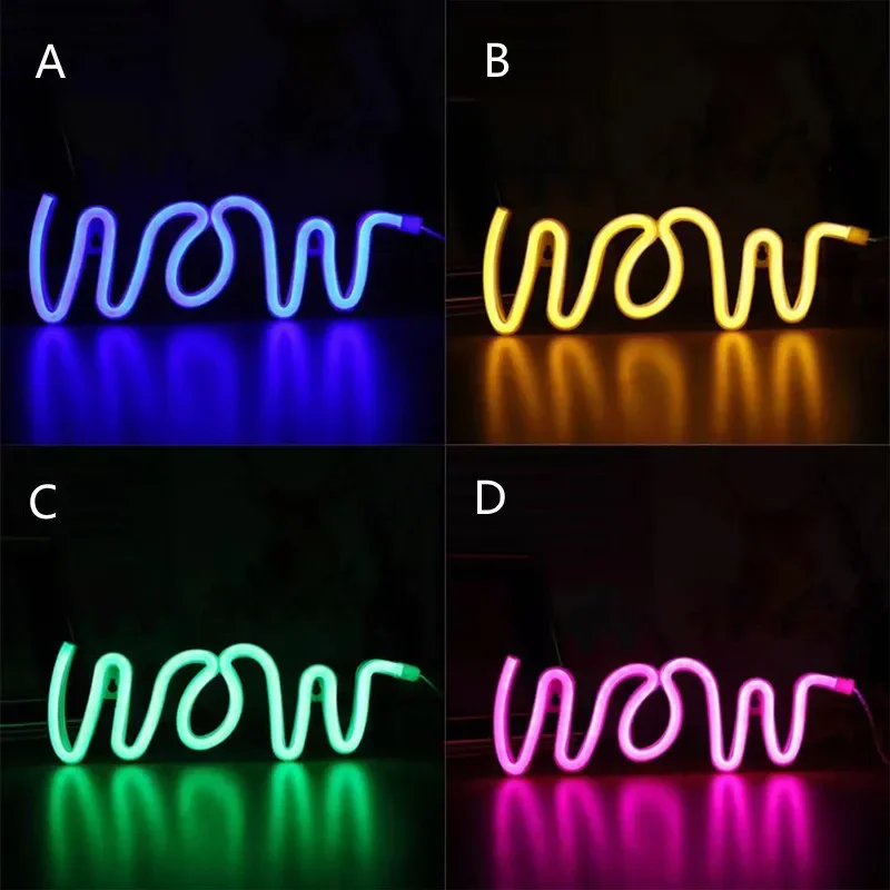 36 Styles LED Neon Light Sign Flame Lamp Alien Face Cloud Design Neon Wall Lights Party Holiday Home Decoration Bar Sign Led