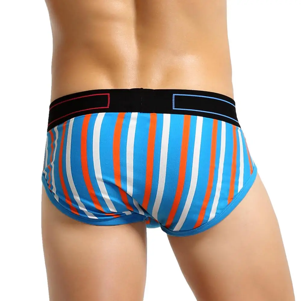 2022 New Arrivals SEOBEAN men\'s briefs cotton stripe underwear sexy male underwear briefs panties