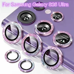 Glitter Camera Screen Protector For Samsung Galaxy S26 Ultra S26 Plus S26 Ultra S25 Plus S24 Ultra S23Ultra  Back Lens Ring Cap