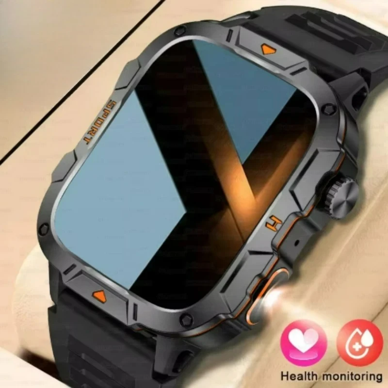 

Для Xiaomi 579015 Новый класс Смарт-часы Мужчины 1,96 "Экран AMOLED 5ATM Водонепроницаемые спортивные фитнес-трекер BT Call Smartwatch