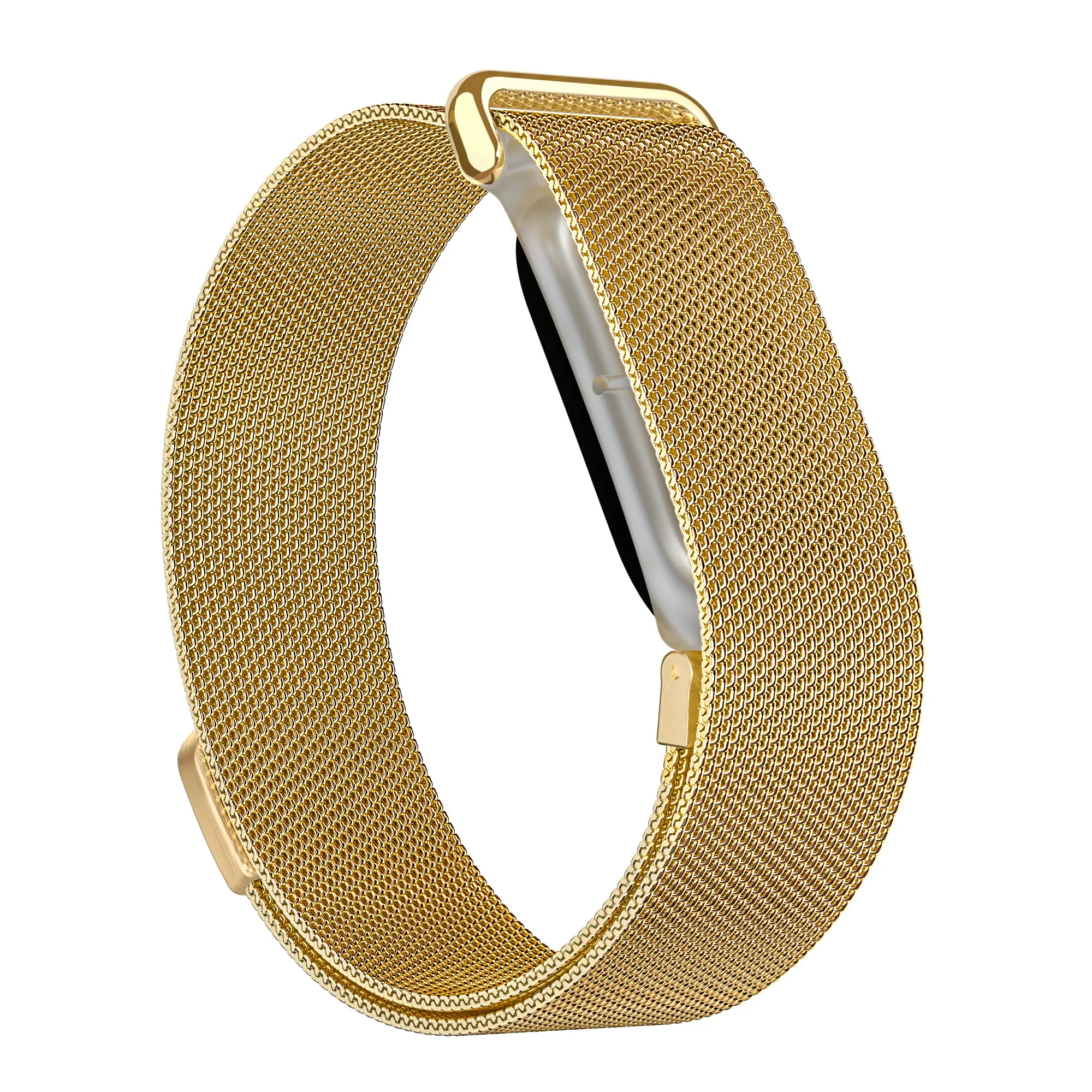 For Google Fitbit Air Milanese Magnetic Strap Metal Mesh Loop Adjustable Replacement Wristband