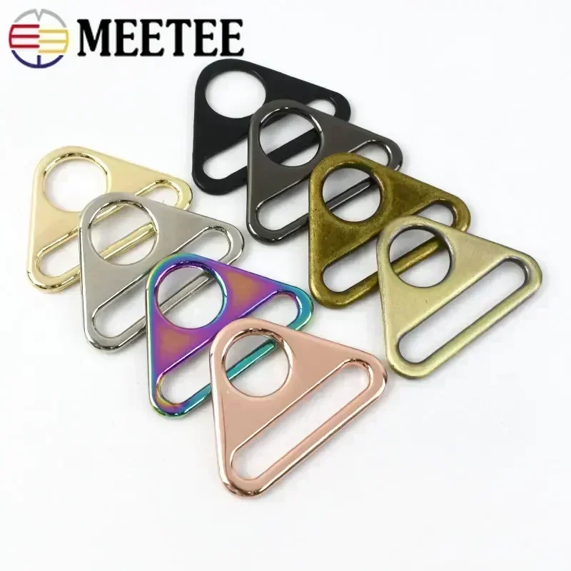 20Pcs 20/25/32/38/50MM Metal Buckle Bag Strap Ring Buckles Adjuster Clasps Bikini Bra Anti-skid Hook DIY Hardware Accessories