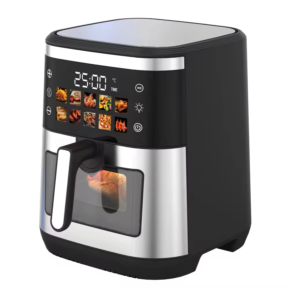 2026 New Model Multi-functionalNew Large Size 10 Liter 1700 Watts Nonstick Dishwasher Safe Stainless Steel Digital Air Fryer Wit