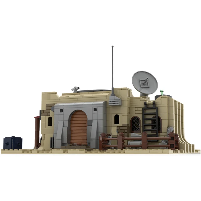 929pcs MOC SW Tatooine Mos Eisley Generator #6 Star Battle Model Building Blocks Construction Toy Christmas Gift Idea Education
